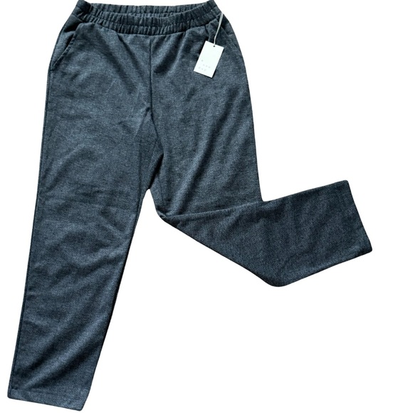 NWOT High-Rise Knit Pants Gray Sz XS - Picture 12 of 15